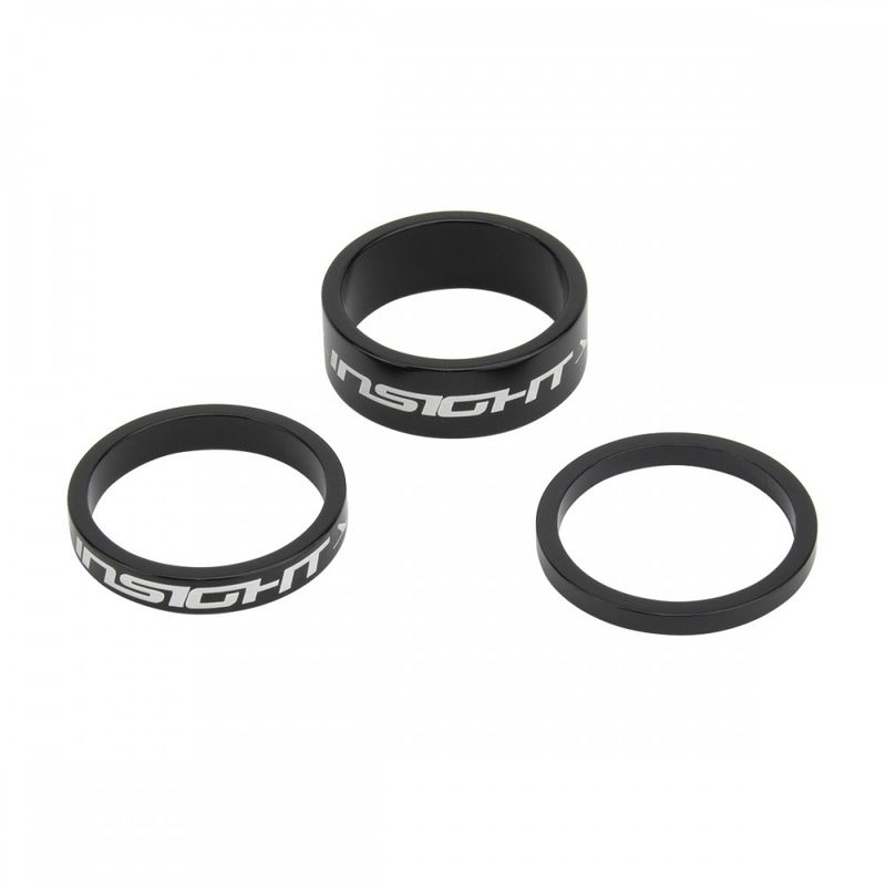 Insight Spacers Pack 1&quot; - Black