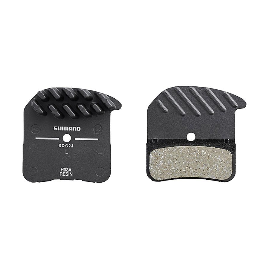 Shimano, H-Type, Disc Brake Pads, Shape: Shimano D-Type/H-Type, Resin, Pair, EBPH03ARFA