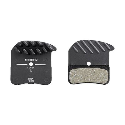 Shimano, H-Type, Disc Brake Pads, Shape: Shimano D-Type/H-Type, Resin, Pair, EBPH03ARFA