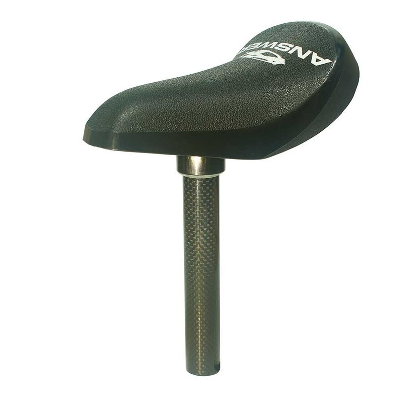 Answer Mini Carbon Combo Seat - Black, 22.2mm