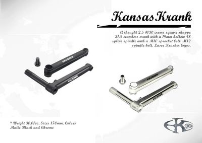 Krusher Kansas Crankset, 48s hollow