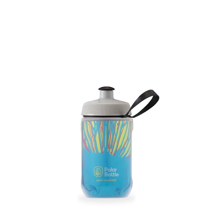 Polar Bottle, Kid&#39;s Insulated 12oz, Water Bottle, Color: Azure Blue
