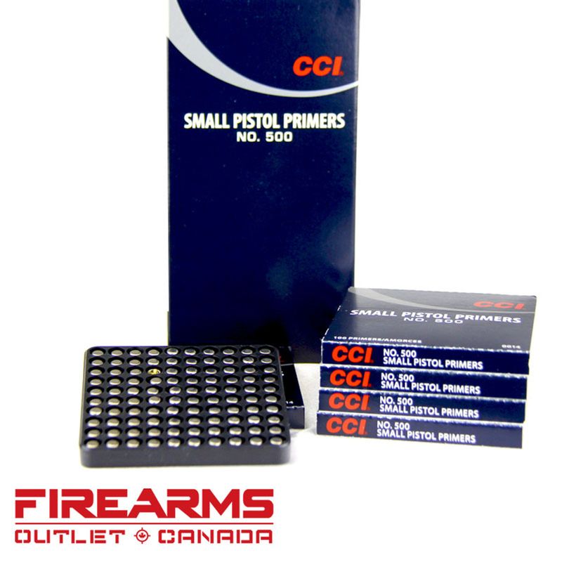 CCI 500 Small Pistol Primer Box of 1000