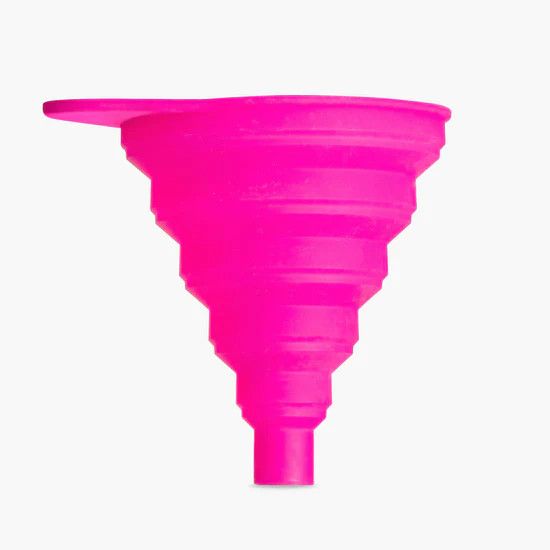 Muc-Off, Collapsible Silicone Funnel, Large, Pink