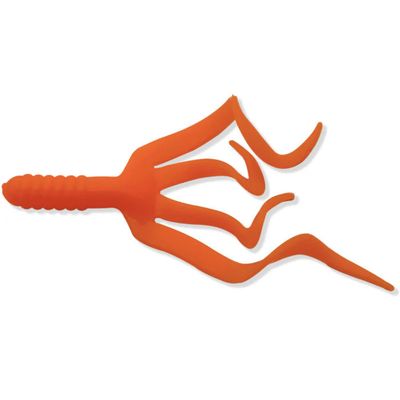 Mister Twister SDT10-8 Split Double Tail, Orange, 10Pcs