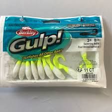 Berkley GSSM3-PWC Sw Gulp Bag Swim, White/Cha