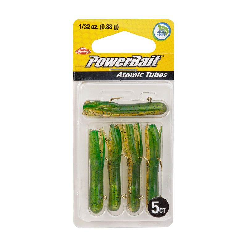 Berkley Pre-Rigged Atomic Tube, 1/32oz  Perch