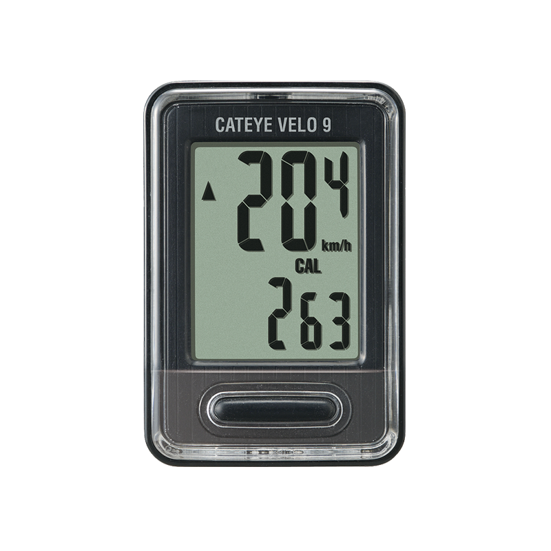 CatEye, Velo 9 (CC-VL820), Cyclocomputer, Black