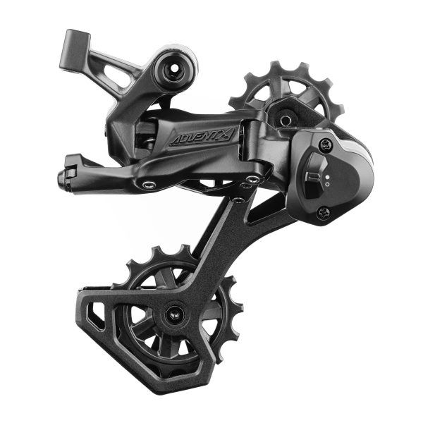 microSHIFT ADVENT X Rear Derailleur - 10-Speed Medium Cage Black With Clutch