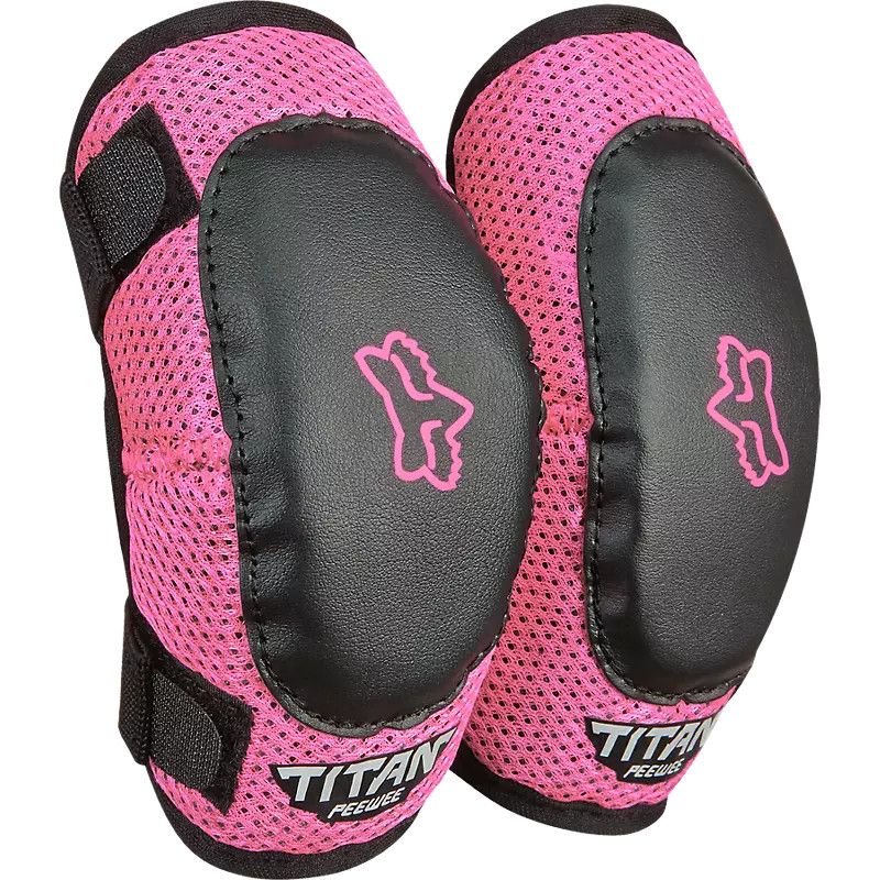 Fox Peewee Titan Elbow Guard Black/Pink ML