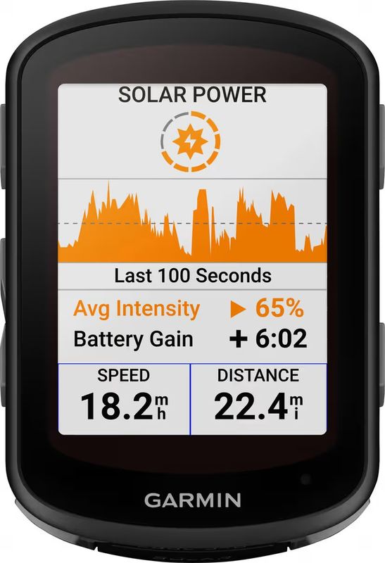 Garmin, Edge 540 Solar, Computer, Unit Only, Black