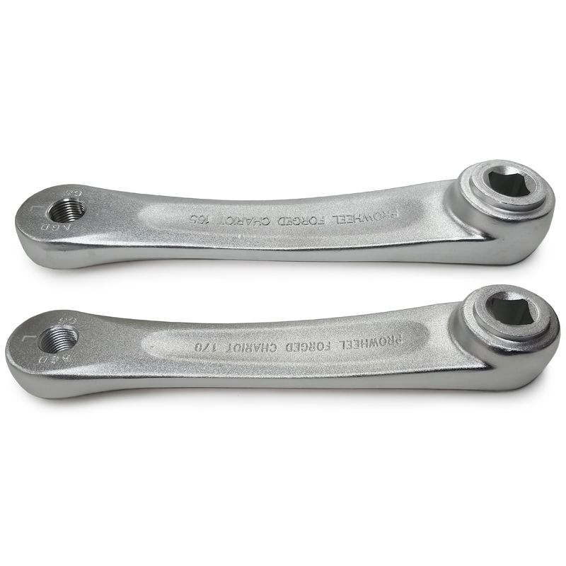 Prowheel Crank Arm 165mm, Square Sandblast Silver