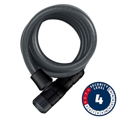 Abus, Booster 6512K, Cable with key lock, 12mm x 180cm (12mm x 5.9&#39;)