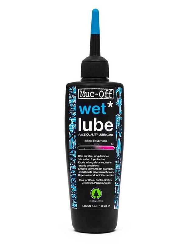 Muc-Off, Wet, Lubricant, 120ml, 967CA (FR/ENG)