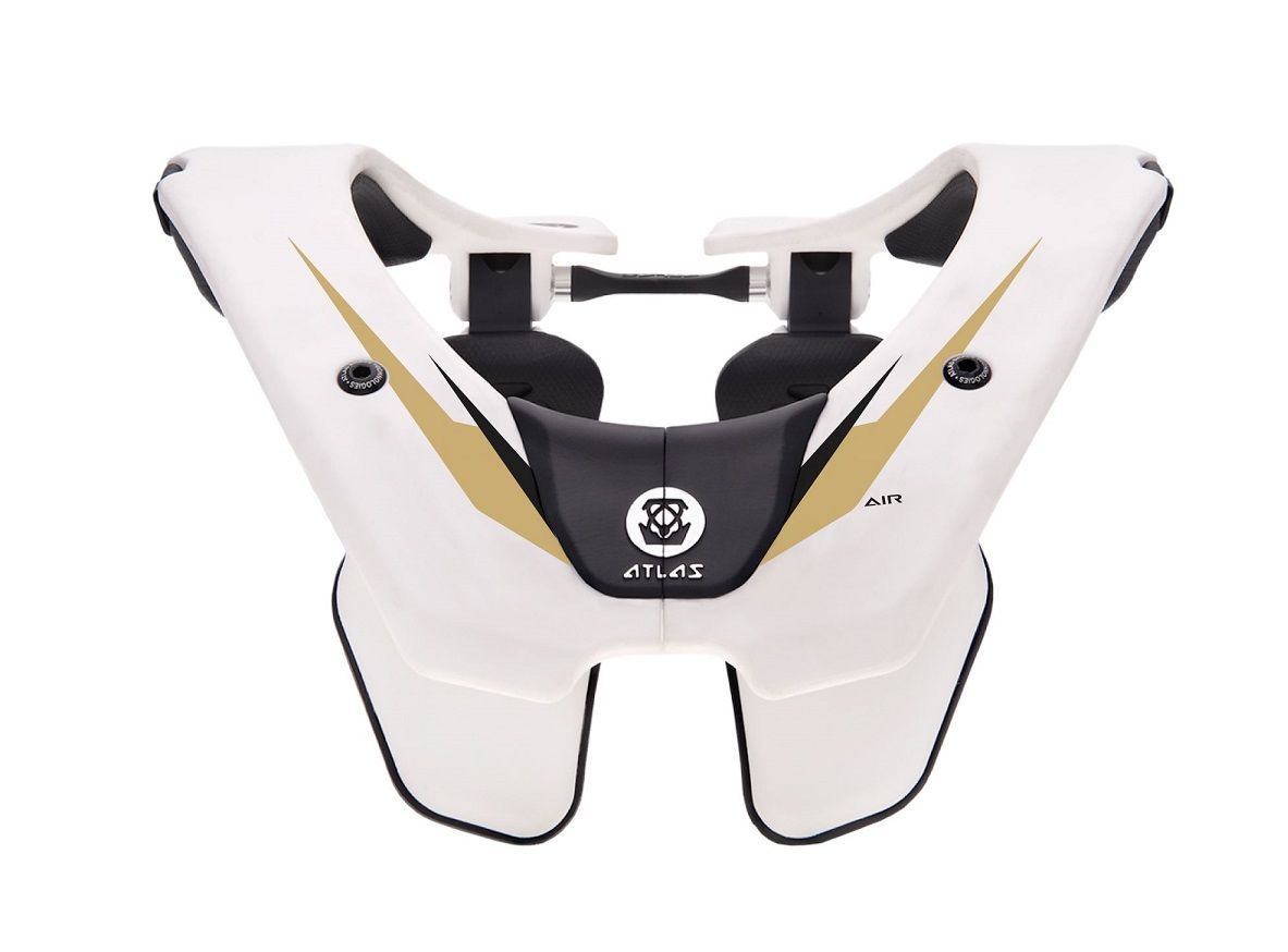 Atlas Air Brace, Color: White/Gold, Size: Small