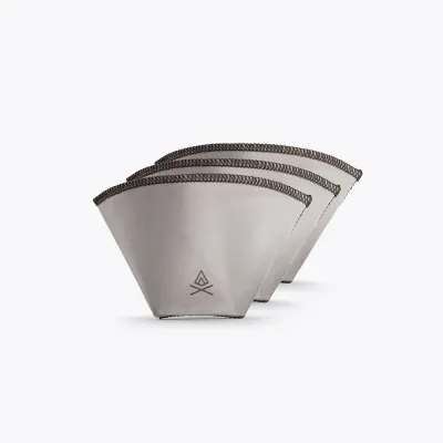 VSSL Nest #1 Mesh Filter 3-Pack, Silver