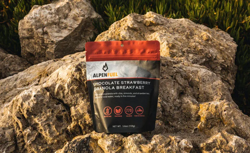 Alpenfuel Chocolate Strawberry Breakfast Granola