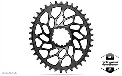 absoluteBLACK  6mm offset Oval,42 teeth Black, SRAM direct mount chainring