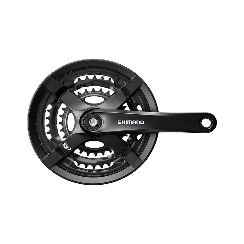 Shimano, FC-TY501, Crankset, 6/7/8 sp., 175mm, w/CG, 42x34x24T