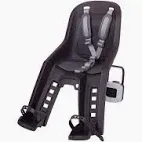 Polisport, Bubbly Mini + FF, Baby Seat, On frame, Black/Dark Grey, Black
