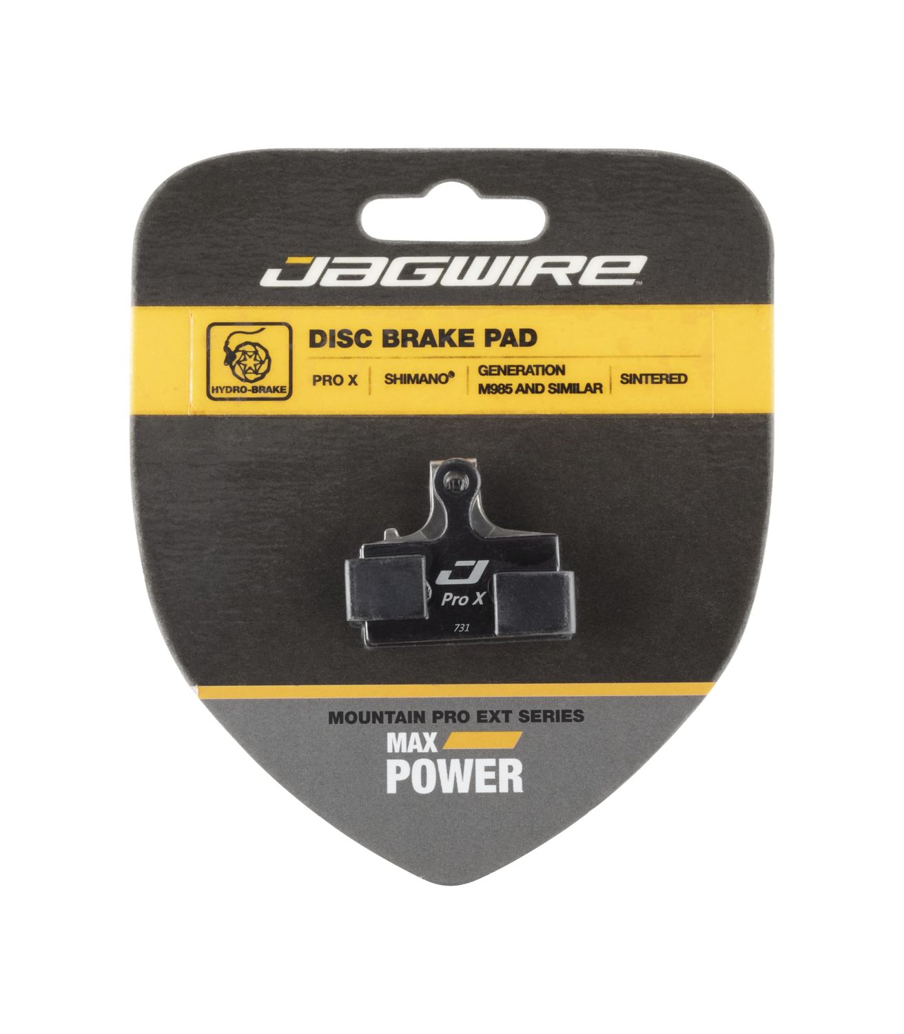 Jagwire, Mountain Pro Extreme, Disc brake pads, Sintered, Shimano G-Type (ex: XTR M9000, M9020, M985, XT M785 / M8000, SLX M7000, M6000, M675, Deore M615)