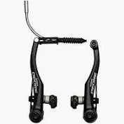 Shimano, Deore BR-T610, MTB Linear Pull Brake, Rear, 168g, Black, EBRT610RX41XLP