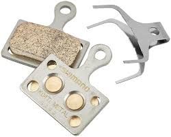 Shimano, K04Ti, Disc Brake Pads, Shape: Shimano K-Type/L-Type, Metallic, Pair