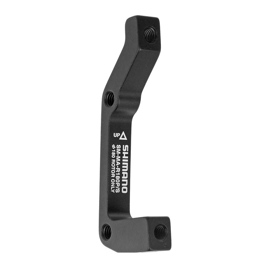 Shimano, SM-MA-R180P/S, Disc brake adapter for Post Mount caliper, Rear, ISO frame, 180mm rotor