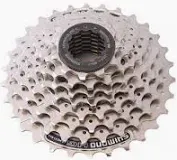Shimano, CS-HG41, 8sp. cassette, 11-34T, 11-13-15-17-20-23-26-34