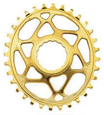 absoluteBLACK Oval, 32T, Gold, CINCH DM N/W 3mm