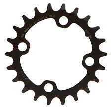 SRAM, 22T Chainring, 10sp, BCD: 64, Steel, Black