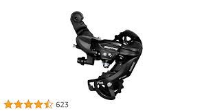 Shimano, Tourney RD-TY300, Rear derailleur, 6/7sp., SGS, Black, With BMX/Track style dropout adapter