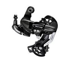 Shimano, Tourney RD-TY500, Rear derailleur, 6/7sp., SGS, Black, Direct attachment