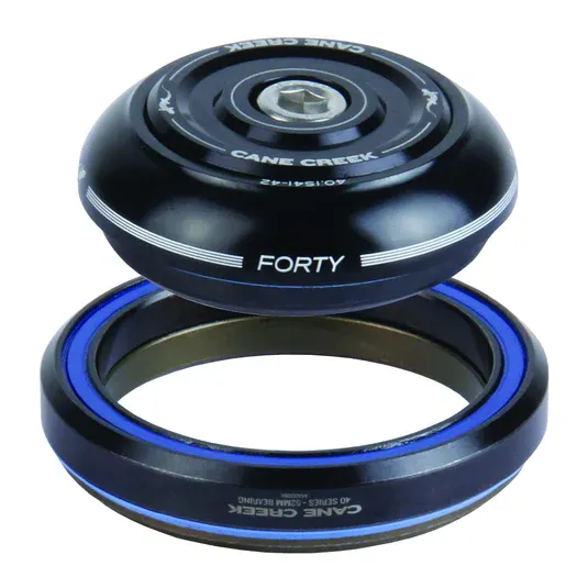 Cane Creek 40 IS41/28.6 IS52/40 Short Cover Headset, Black