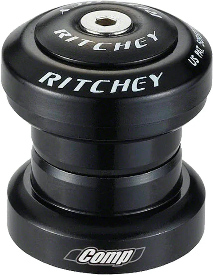 Ritchey Comp 1-1/8 Threaded Headset - EC34/28.6 EC34/30 Black