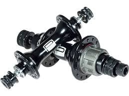 Promax HB-M1 Mini Hub Set - 3/8&quot; Axle, 28H, Black