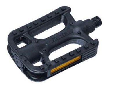 F&amp;R 804 Pedals Black/CP PVC, 9/16"