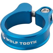 Wolf Tooth Components, Seatpost Clamp, 31.8mm, Blue