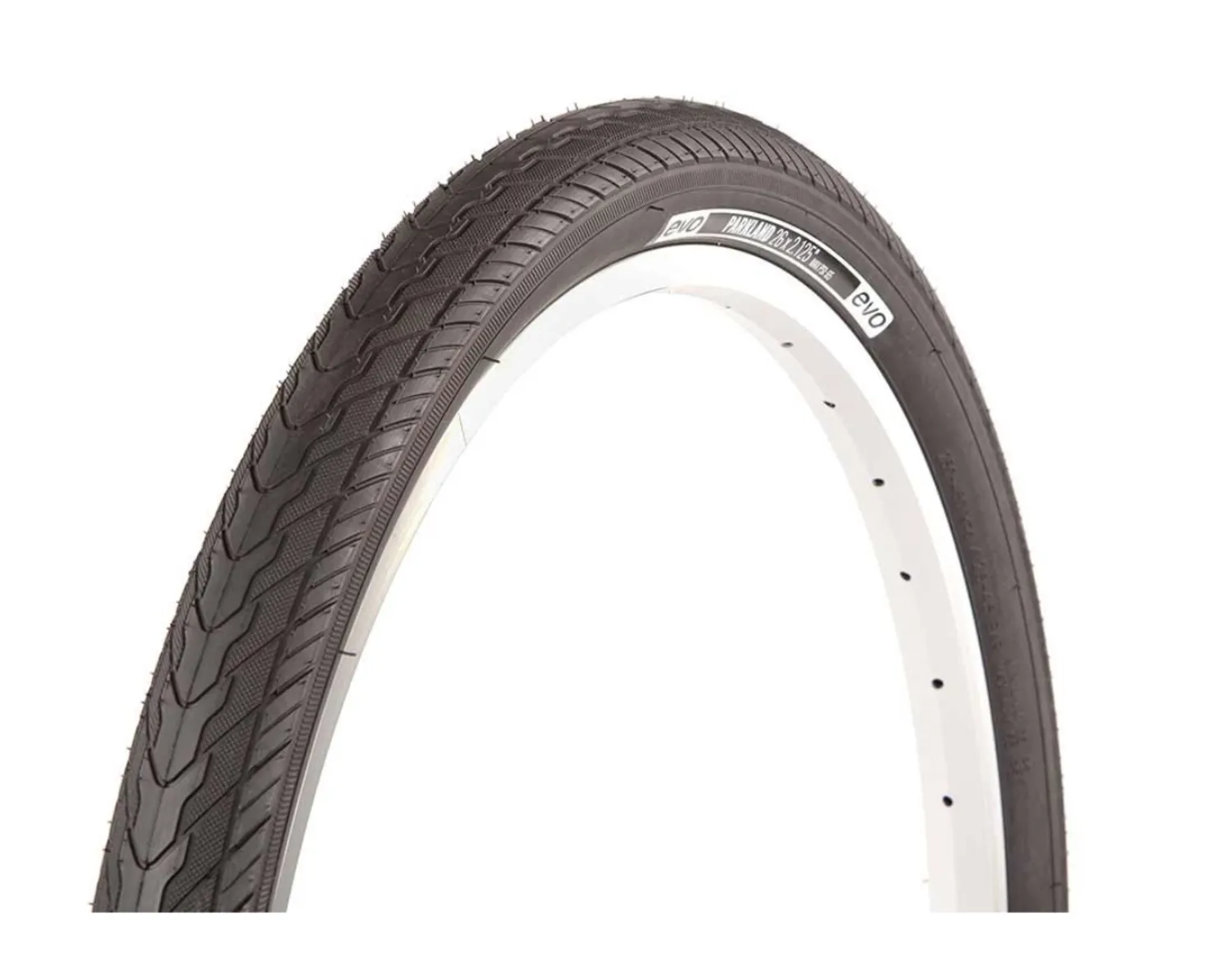 EVO, Parkland, Tire, 26''x1.75, Wire, Clincher, Black
