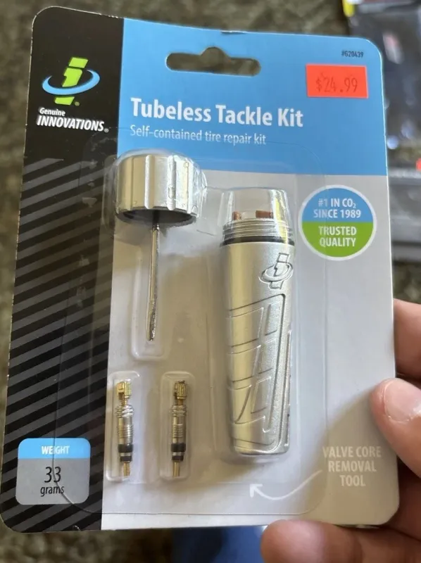 Genuine Innovations Tubeless Tackle Tire Repair Kit with Bacon