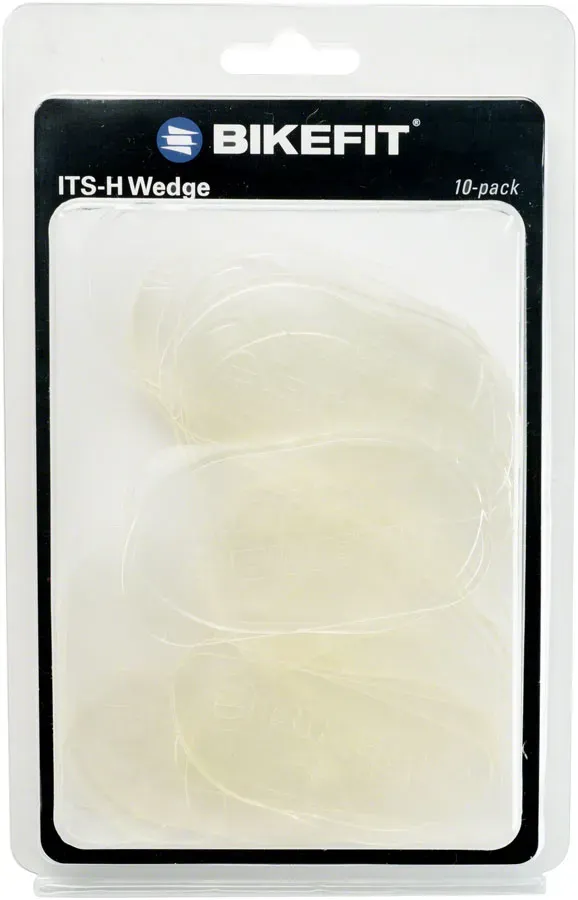 BikeFit In The Shoe Nesting Heel Wedges 2 3 and 4 Degree Clear