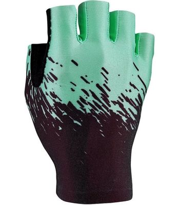 Supacaz SupaG Short Road Gloves, Black/Celeste, Medium
