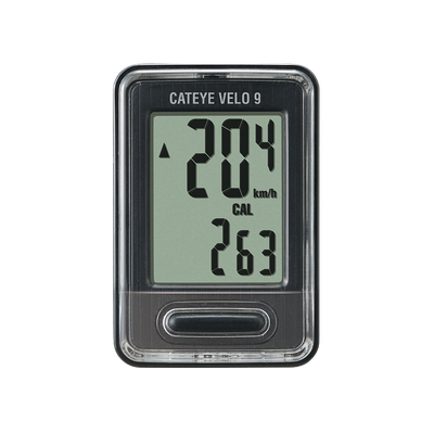 CatEye, Velo 9 (CC-VL820), Cyclocomputer, Black