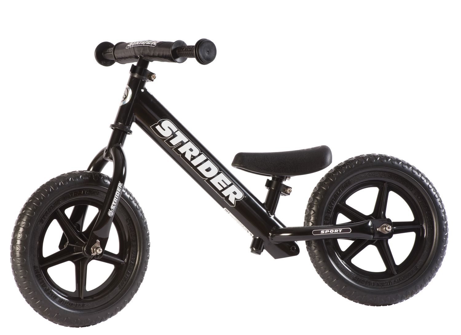 Strider Sport 12 Balance Bike, Color: Black