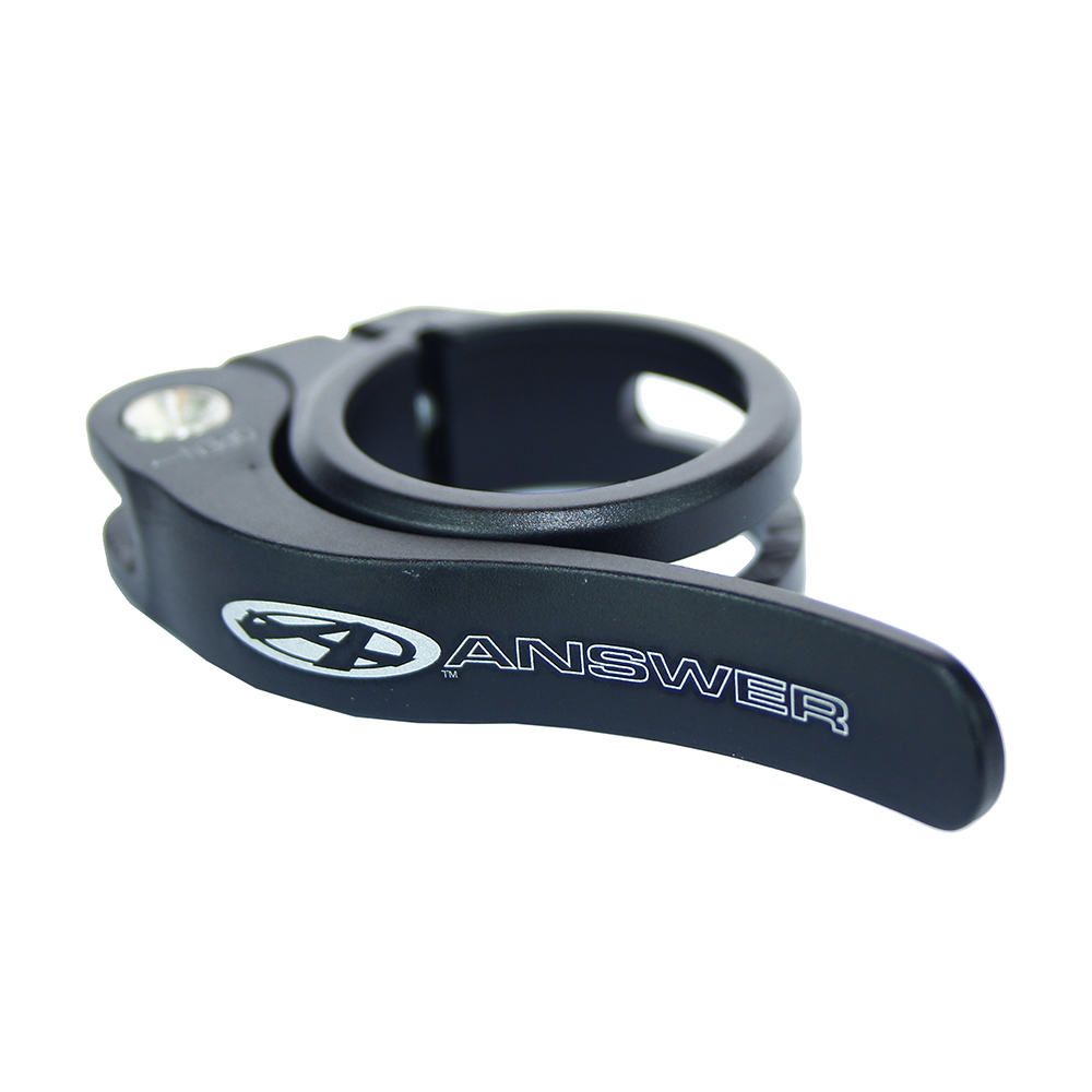 Answer Quick Release Seat Clamp, Color: Black, Size: 25.4mm