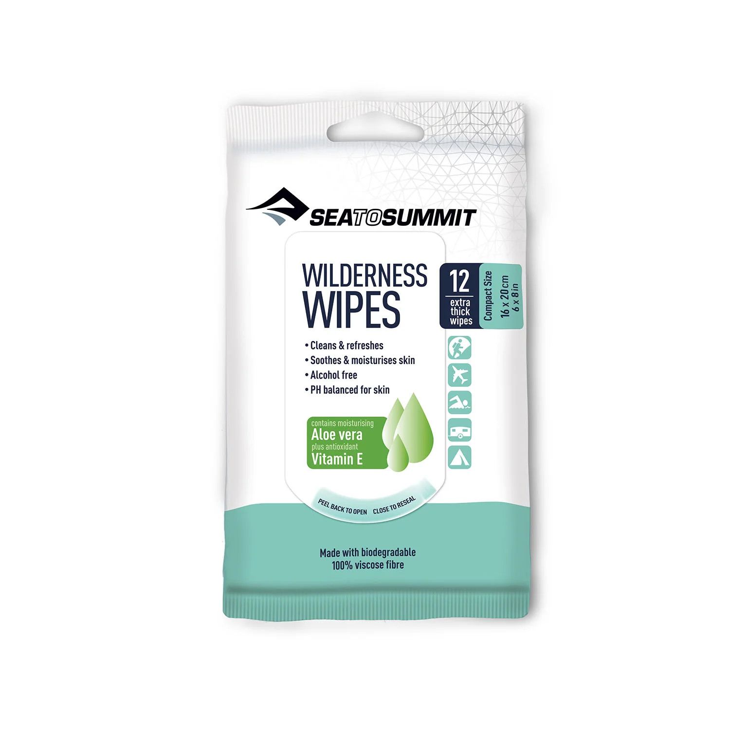 Sea To Summit Wilderness Wipes, Size: Regular