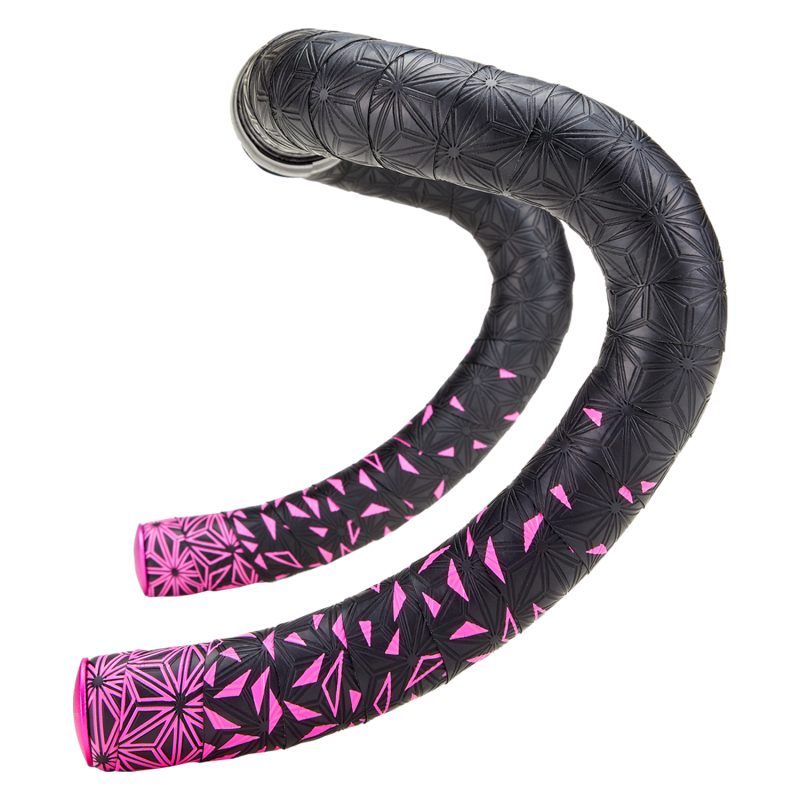 Supacaz, Neon Pink Super Sticky Kush - Star Fade, Handlebar Tape