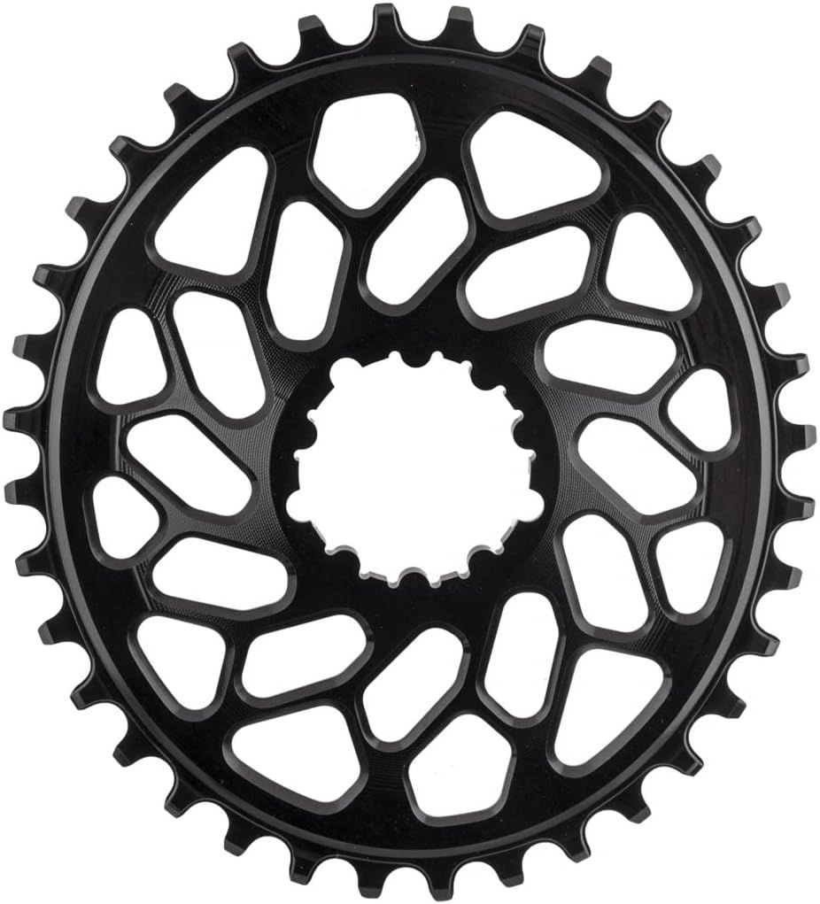 absoluteBLACK  6mm offset Oval,42 teeth Black, SRAM direct mount chainring
