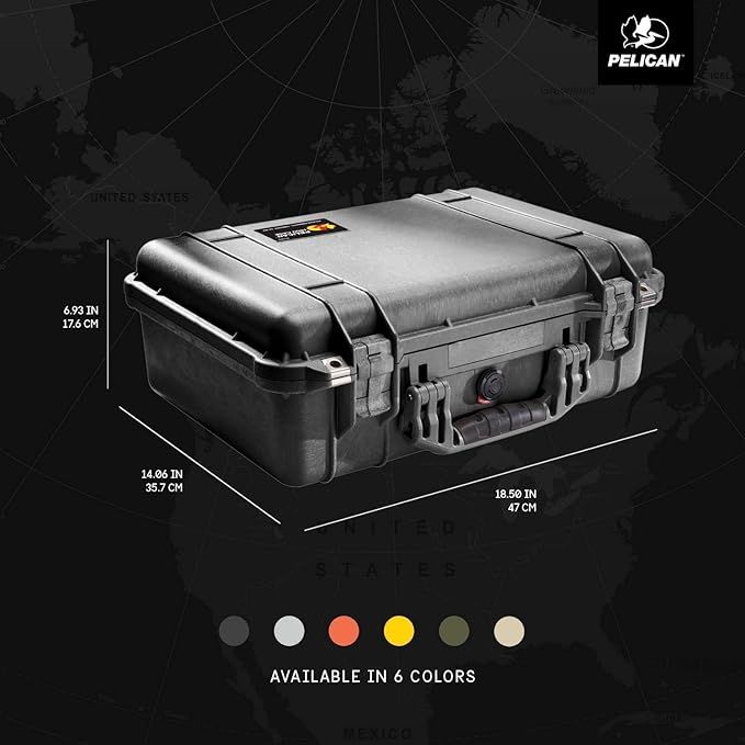 Pelican 1500WL/WF Black