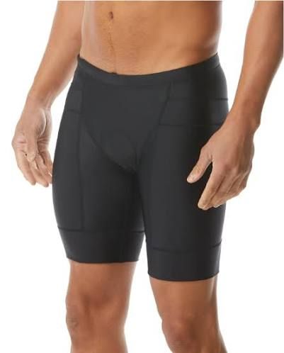 TYR Competitor 8" Men's Tri Short - LG Black